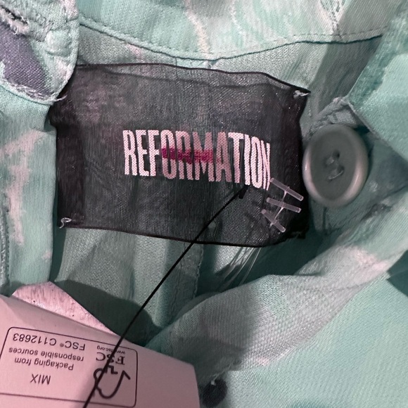 Reformation WOMENS size 0 Blue rompers Chic and Versatile - Picture 2 of 15